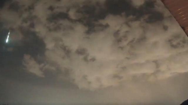 Imagen del superbólido captado desde Corbera de Llobregat / Red de Investigación de Bólidos y Meteoritos (SPMN)