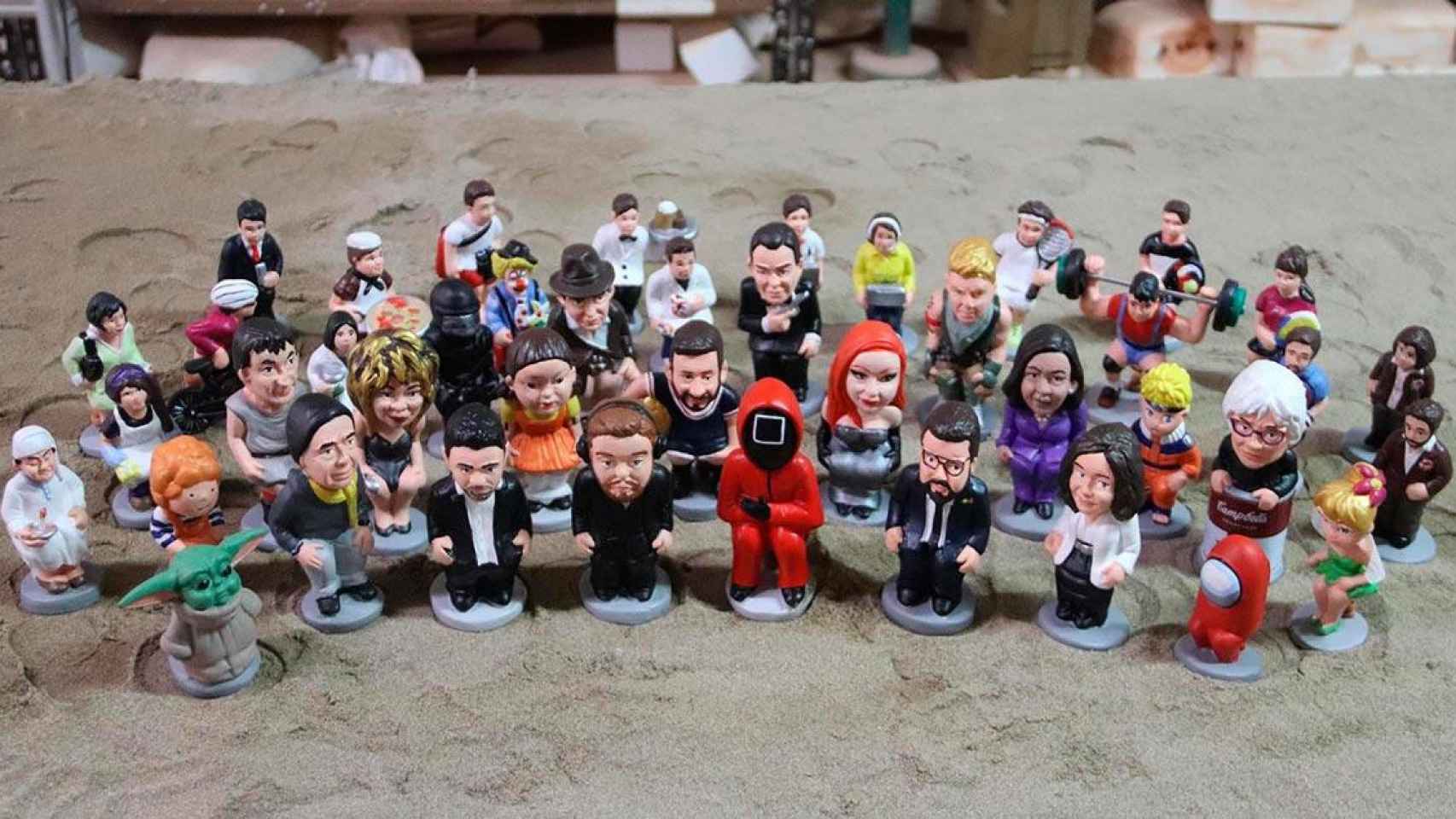 Las novedades en 'caganers' de esta Navidad / CAGANERS.COM