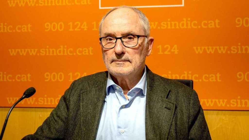 El Síndic de Greuges, Rafael Ribó, en la sede de la institución / EUROPA PRESS