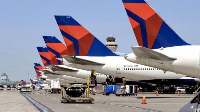 Imagen de archivo de aviones de Delta Airlines / CG