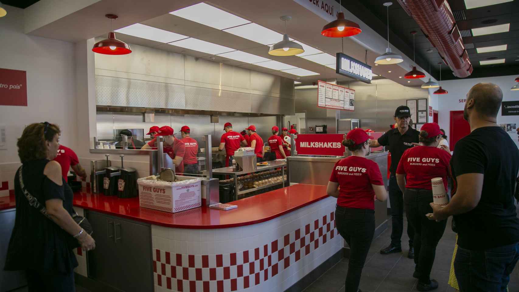 Un restaurante de Five Guys en imagen de archivo / EUROPA PRESS