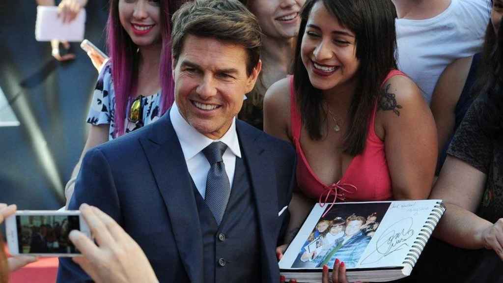 Tom Cruise colapsa la Gran Vía