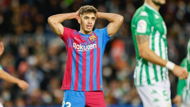 Abde Ezzalzouli, jugador del FC Barcelona, en el partido contra el Betis /EP