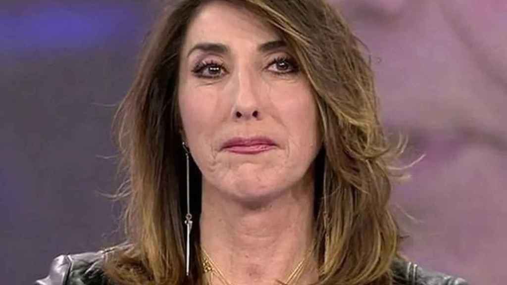 La humorista Paz Padilla llora en directo MEDIASET