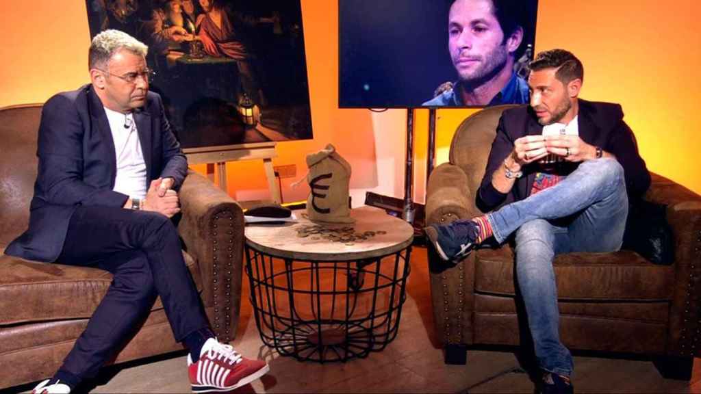 Jorge Javier Vázquez y Antonio David Flores en 'Sálvame' /TELECINCO