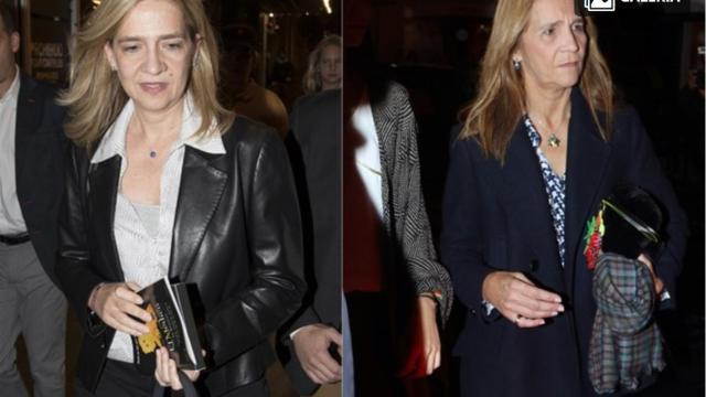 La infanta Cristina y la infanta Elena