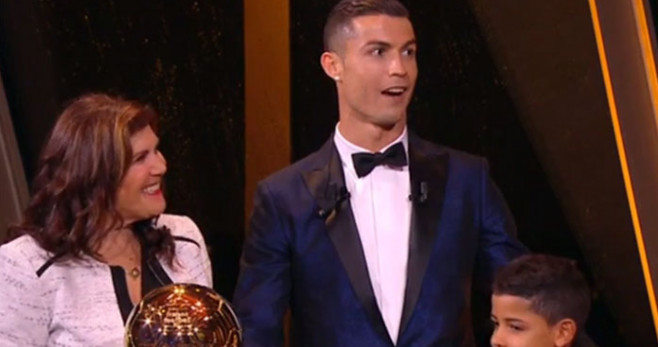 Cristiano Ronaldo y Dolores Aveiro