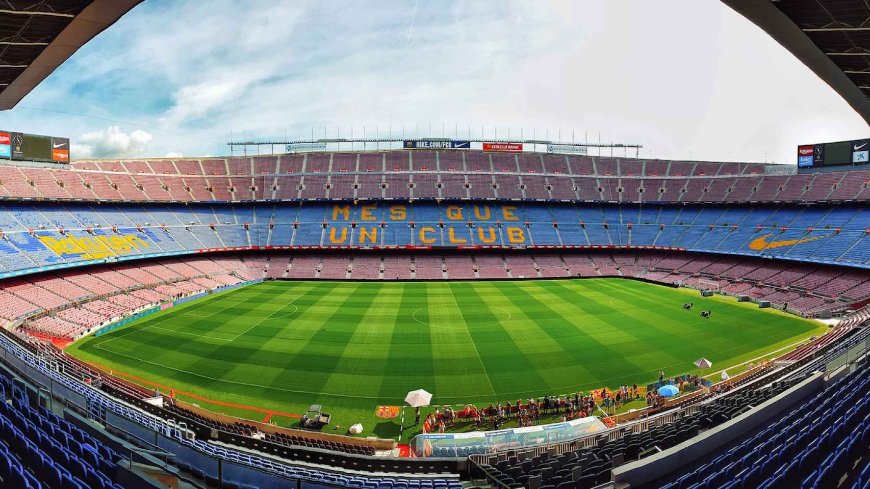 Panorámica del estadio culé sin su afición / PEXELS