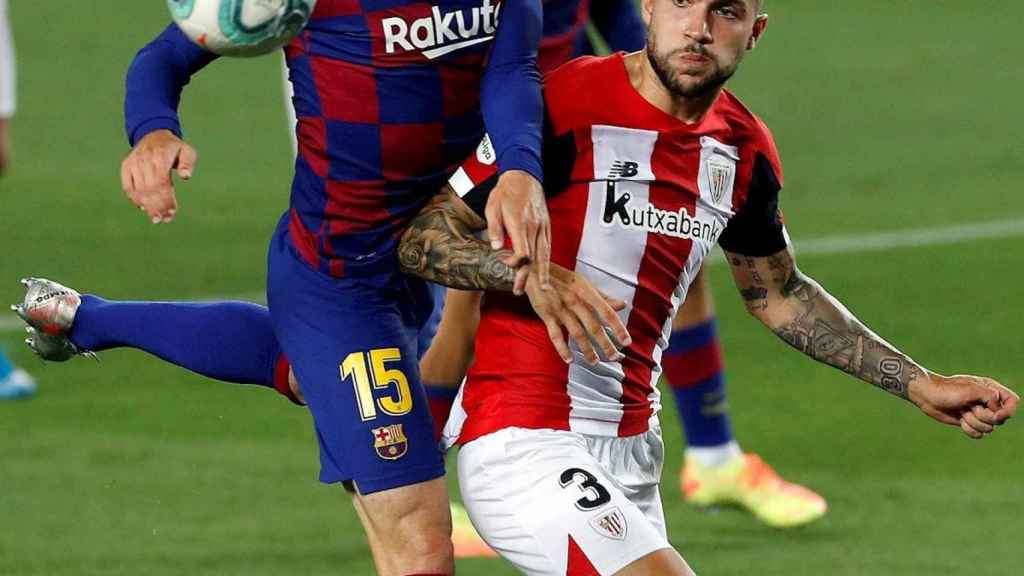 Lenglet contra el Athletic / EFE