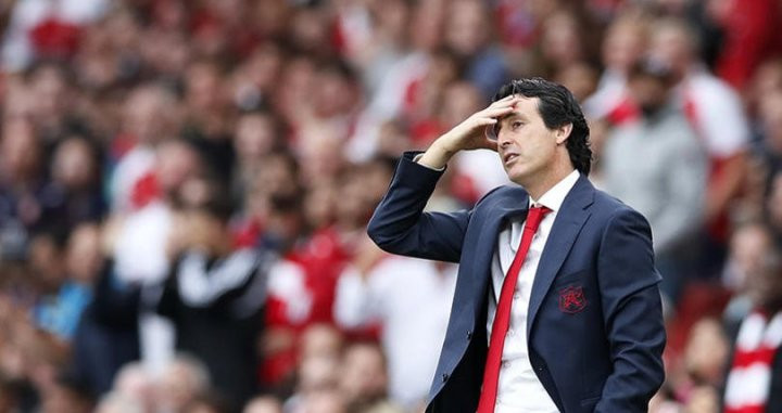 Unai Emery, en la cuerda floja con el Arsenal/ FourFourTwo