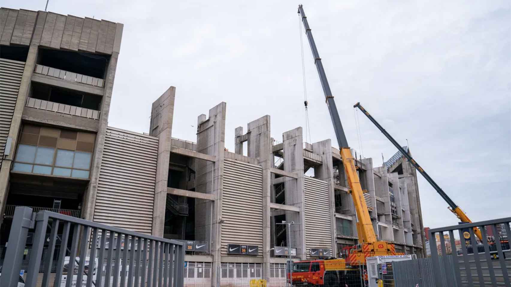 Las obras del Espai Barça, en una imagen de archivo / FCB