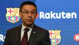 Josep María Bartomeu, presidente del Barça, en un acto con Rakuten / FCB