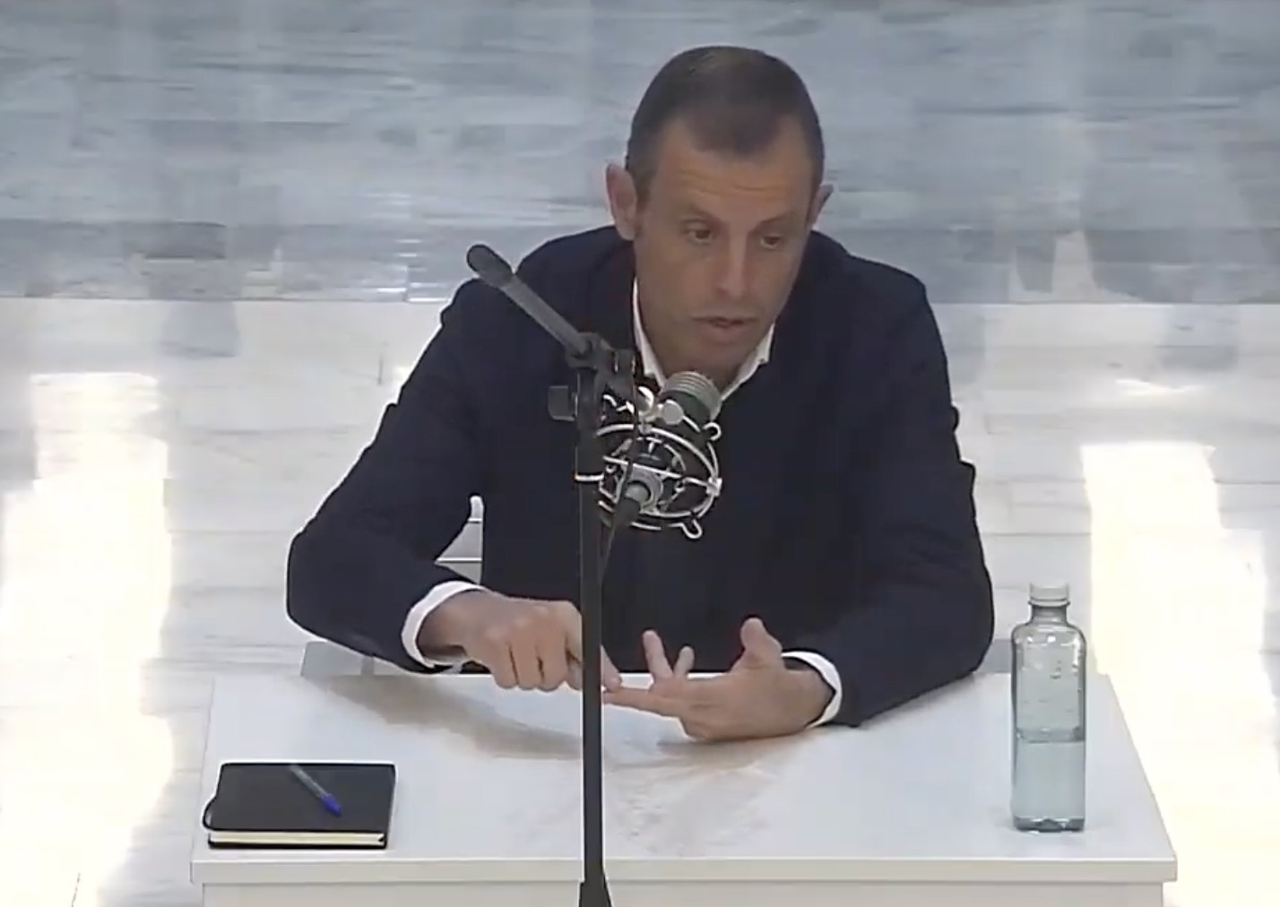 Una foto de Sandro Rosell durante el juicio en la Audiencia Nacional