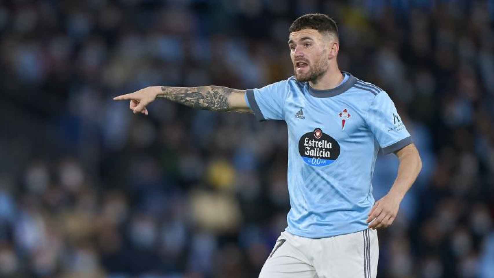 Javi Galán, en un partido con el Celta / REDES