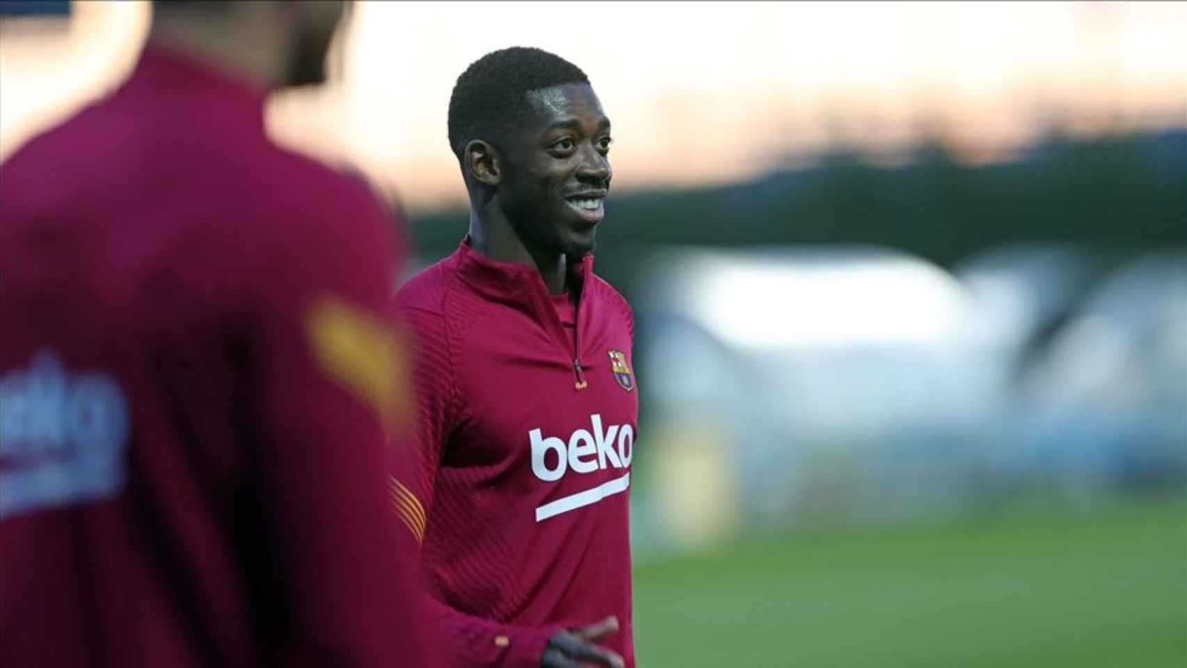 Dembelé, en un entrenamiento con el Barça | FCB