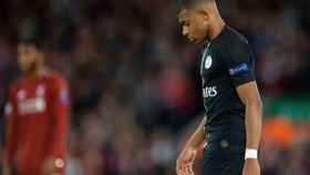 Mbappé se lamenta en un partido con el PSG | EFE