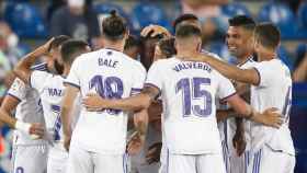 La celebración del Real Madrid en el debut de Liga / RM