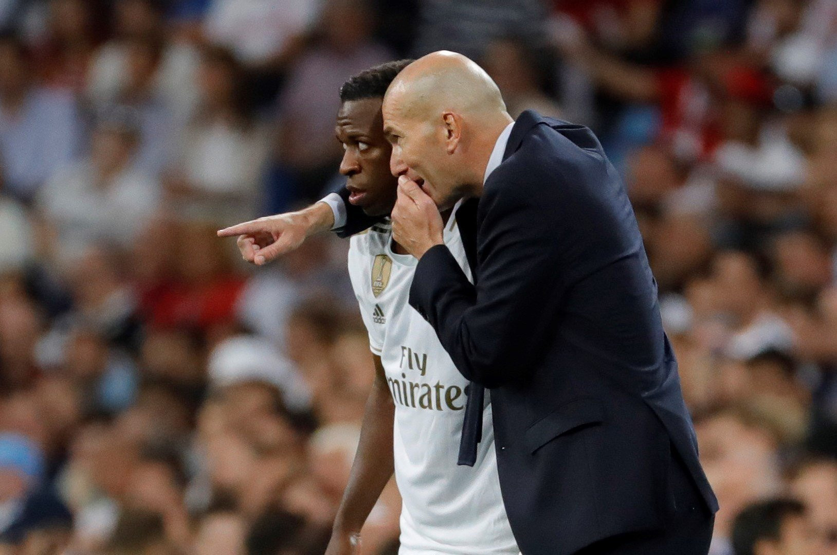 Una foto de Vinicius Jr. con Zidane / EFE