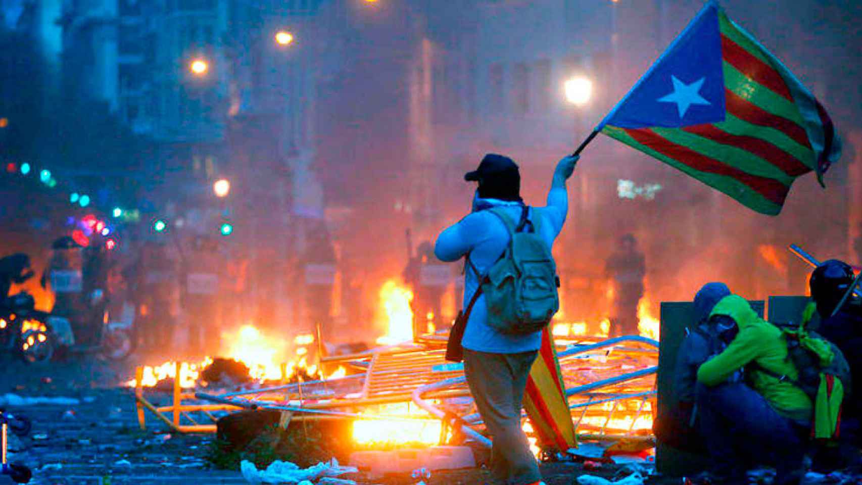 Protestas violentas tras la sentencia del 'procés' en 2019 / EFE