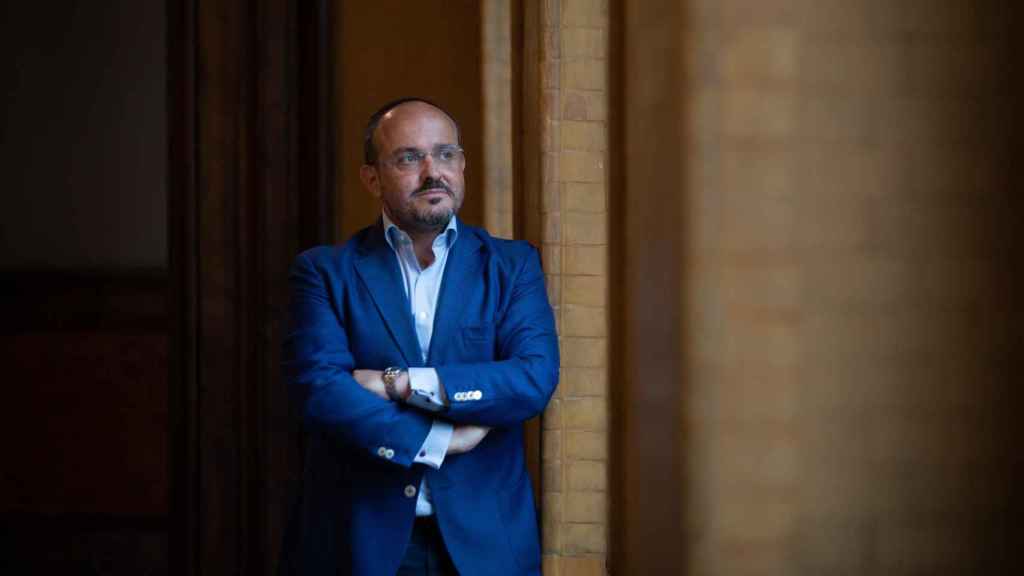 El presidente del PP catalán, Alejandro Fernández, en una foto de archivo / DAVID ZORRAKINO - EUROPA PRESS