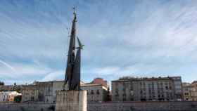 Monolito franquista de Tortosa / EFE