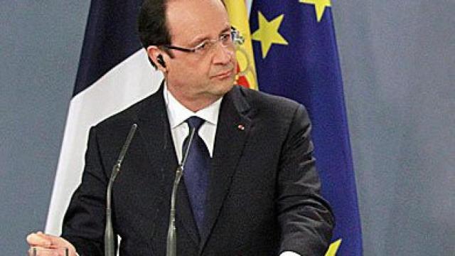 El presidente de la República Francesa, François Hollande