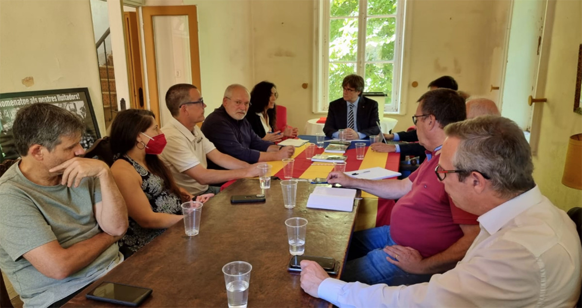 Reunión entre el Consell per la República y la Cámara de Comercio de Barcelona en Prats de Molló / CONSELL PER LA REPÚBLICA