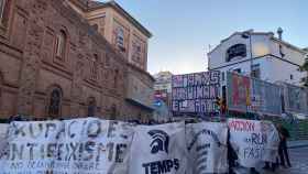 Manifestación a favor de los okupas de la Bonanova - SARA CID