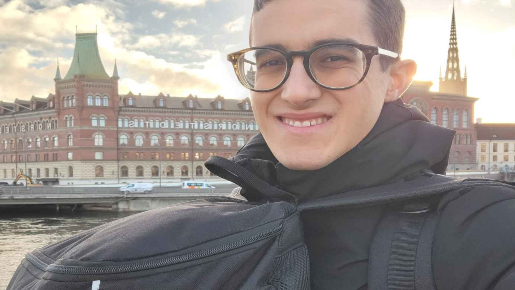 Vicente, un joven con discapacidad visual que ha viajado de Estados Unidos a Laponia / CEDIDA