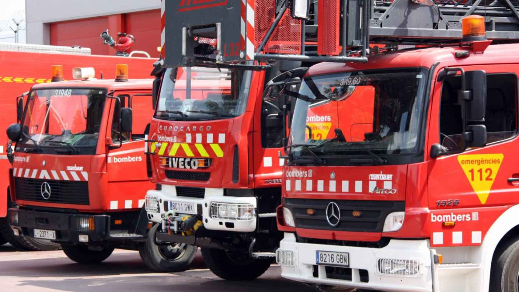 Vehículos de bomberos de la Generalitat / EP