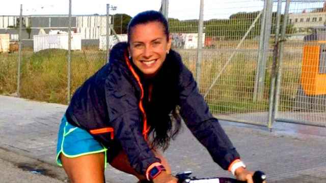 Rosa Peral en un paseo en bicicleta / CG