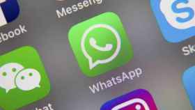 La aplicación de WhatsApp en un teléfono móvil