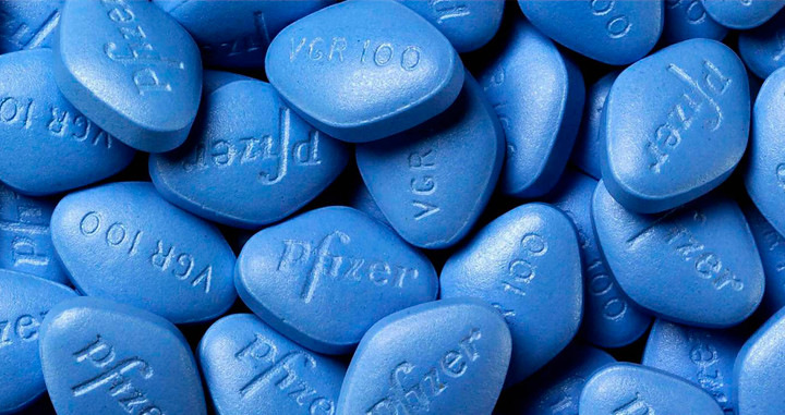 Imagen de pastillas de viagra de la marca Pfizer