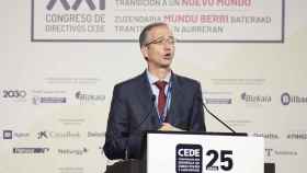 El gobernador del Banco de España, Pablo Hernández de Cos, en el XXI Congreso de Directivos CEDE / H.Bilbao - Europa Press