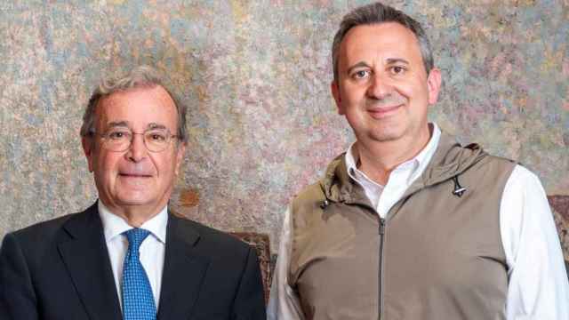 De izquierda a derecha: Luis Cantarell, nuevo presidente del consejo de administración de Uriach, y Oriol Segarra, consejero delegado de la compañía / URIACH