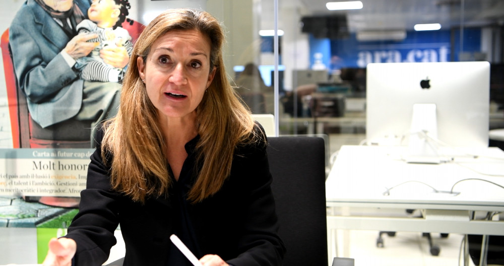 Esther Vera responde a las preguntas de 'Crónica Global' / LENA PRIETO