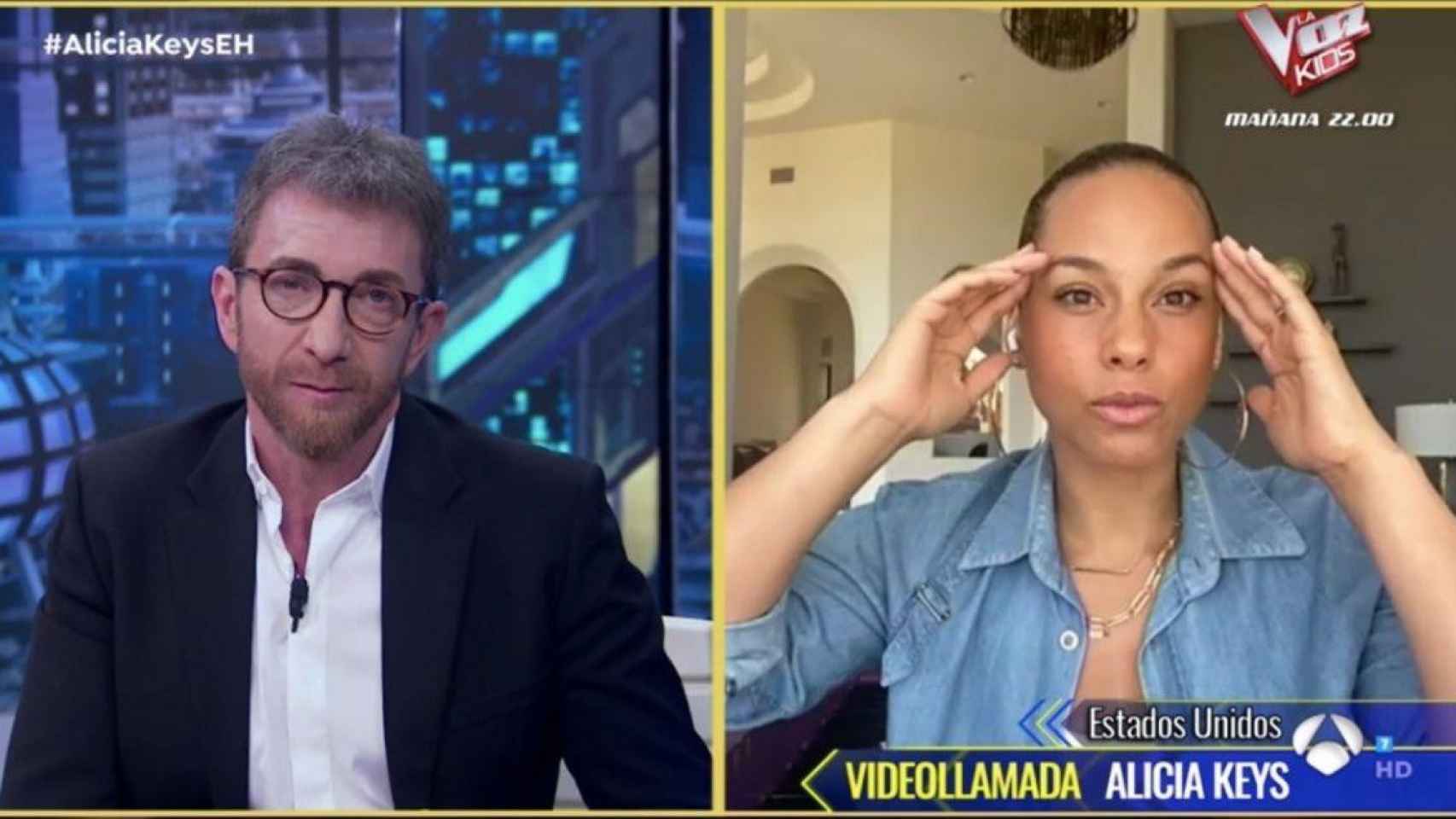 Alicia Keys presenta su libro autobiográfico en 'El Hormiguero' / EH