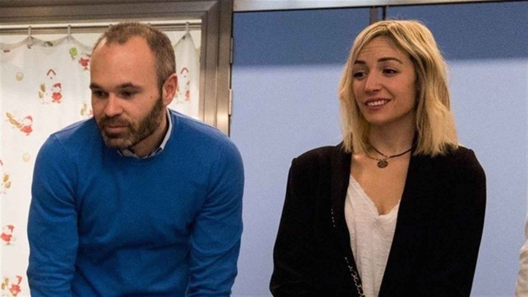 Una foto de Andrés Iniesta y su mujer, Anna Ortiz