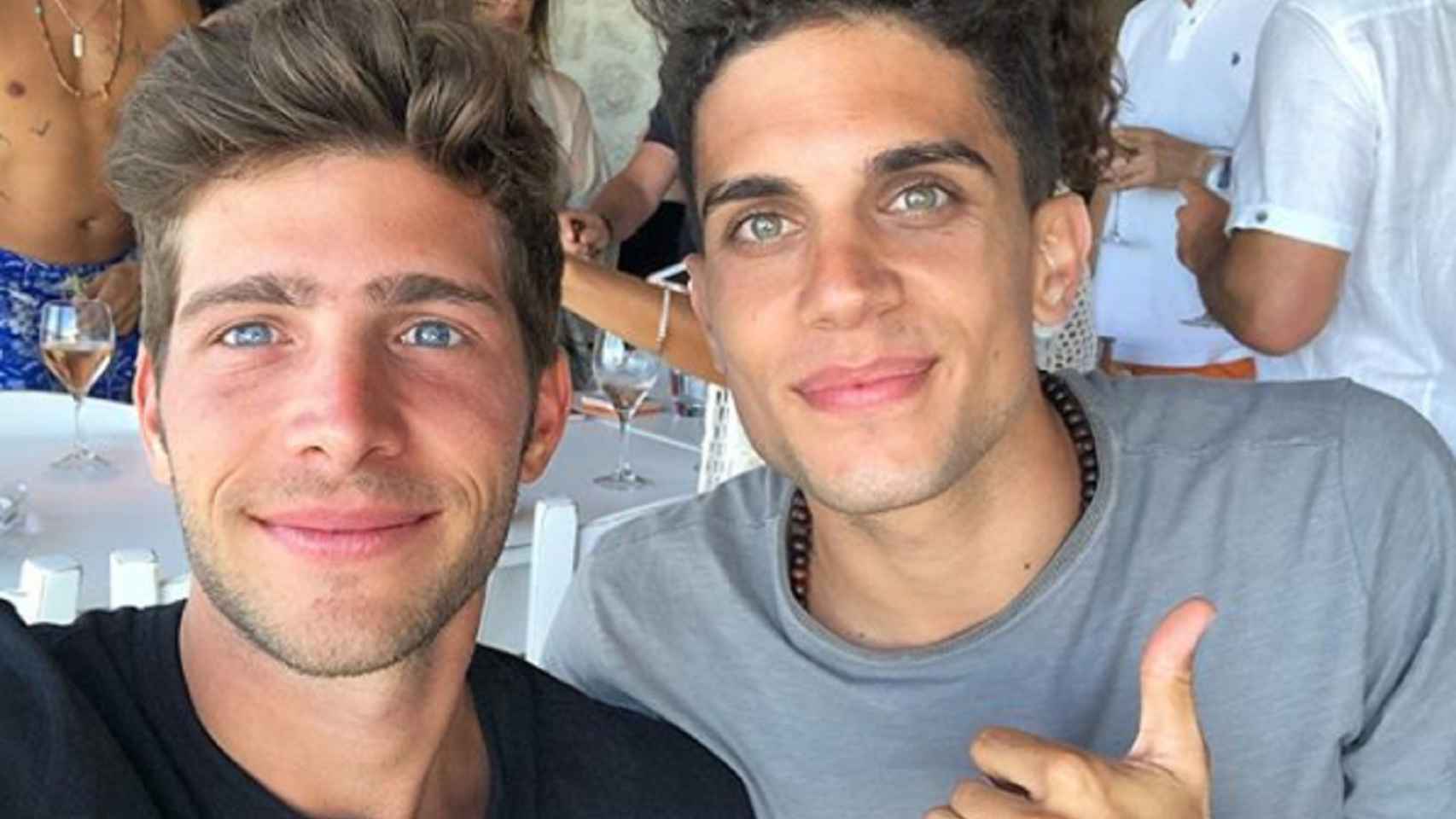 Marc Bartra y Sergi Roberto