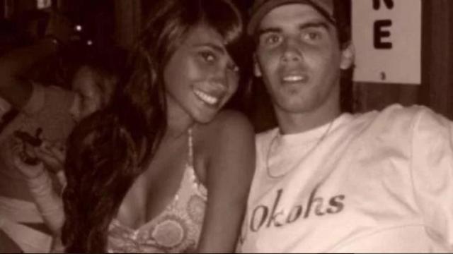 Antonella Roccuzzo con su novio antes de estar con Messi / Twitter