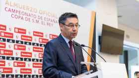 Bartomeu en un acto público de la Copa del Rey / EFE