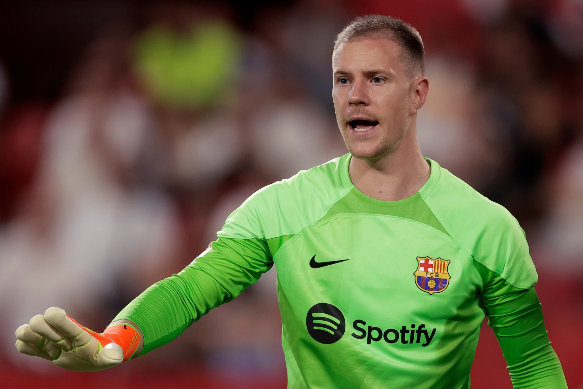 Ter Stegen en el partido del Sevilla-Barça / REDES