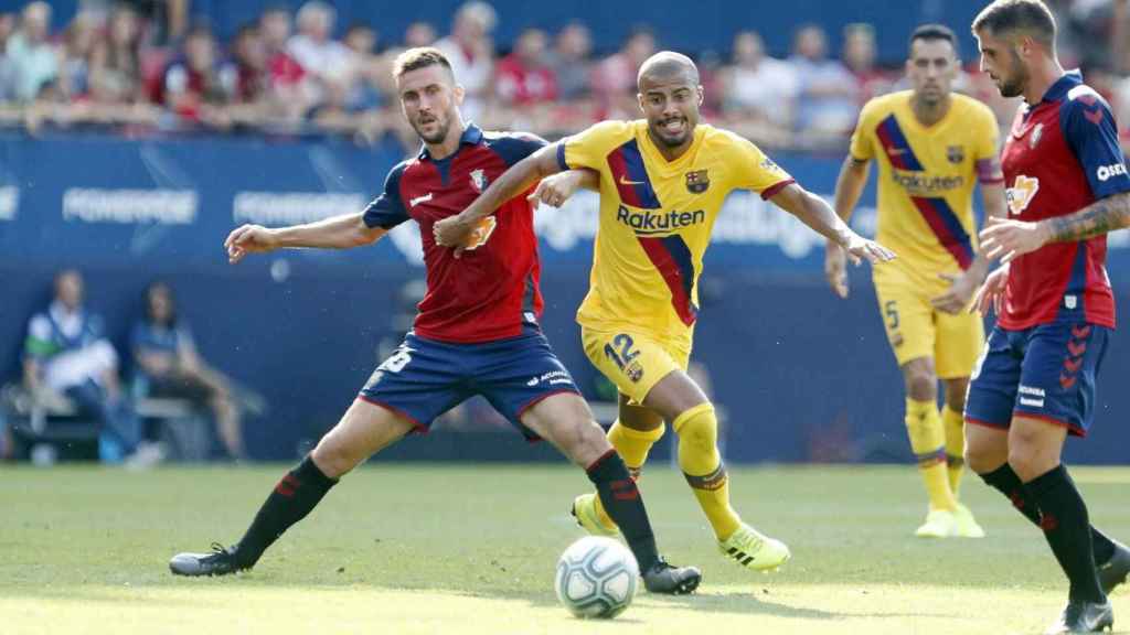 Rafinha jugando con el Barça contra el Osasuna / FC Barcelona