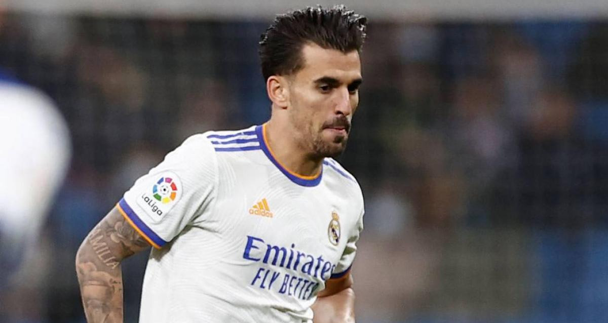 Dani Ceballos, disputando un partido con la camiseta merengue / Real Madrid