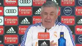 Carlo Ancelotti, durante la rueda de prensa previa al clásico / Redes