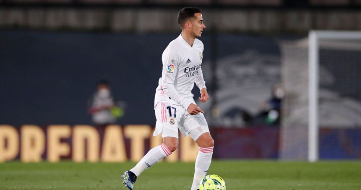 Lucas Vázquez en el clásico de Valdebebas / RM