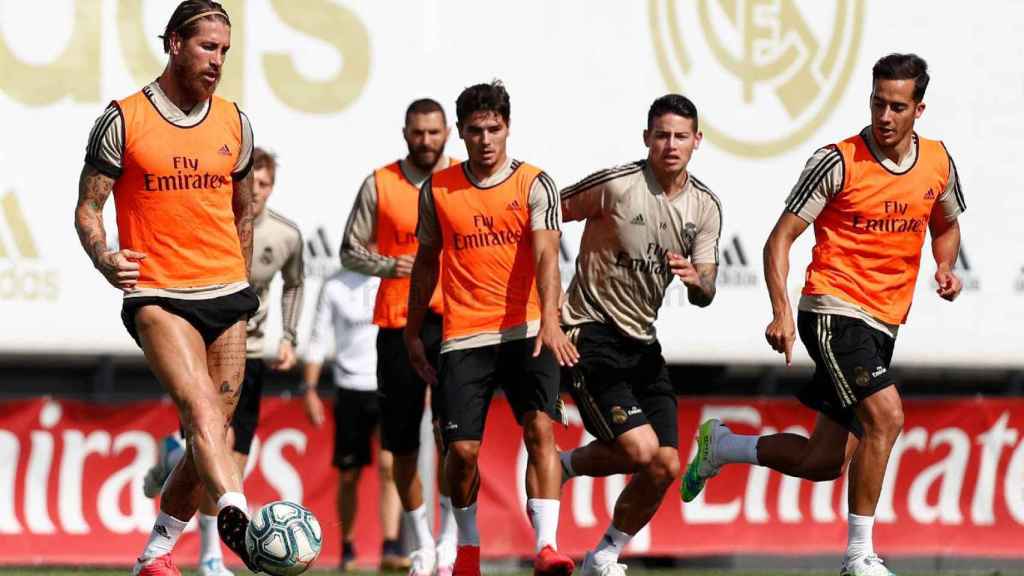 Imagen de un entrenamiento del Real Madrid | RM