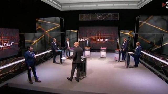 Aleix Sarri, representante de Puigdemont, abandona el debate de TV3 / TV3