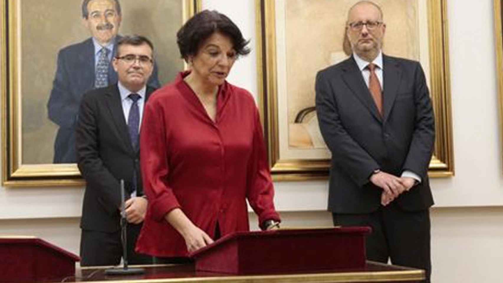 Soledad Murillo de la Vega, secretaria de Estado de Igualdad, que ha presidido el reparto de los fondos contra la violencia de Género / GOB