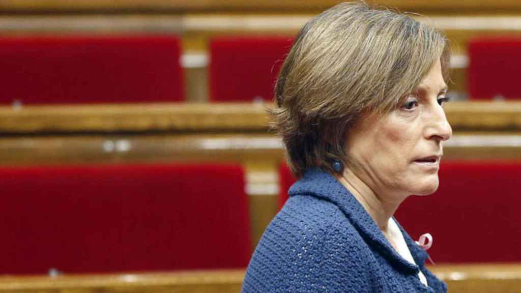 Carme Forcadell, presidenta del Parlament, en una sesión anterior / EFE